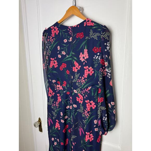 Eliza J Navy Floral Maxi Dress - Picture 12 of 12